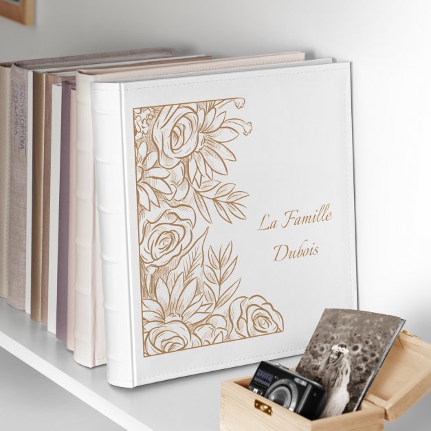 Album photo grand format avec personnalisation pour les souvenirs de famille