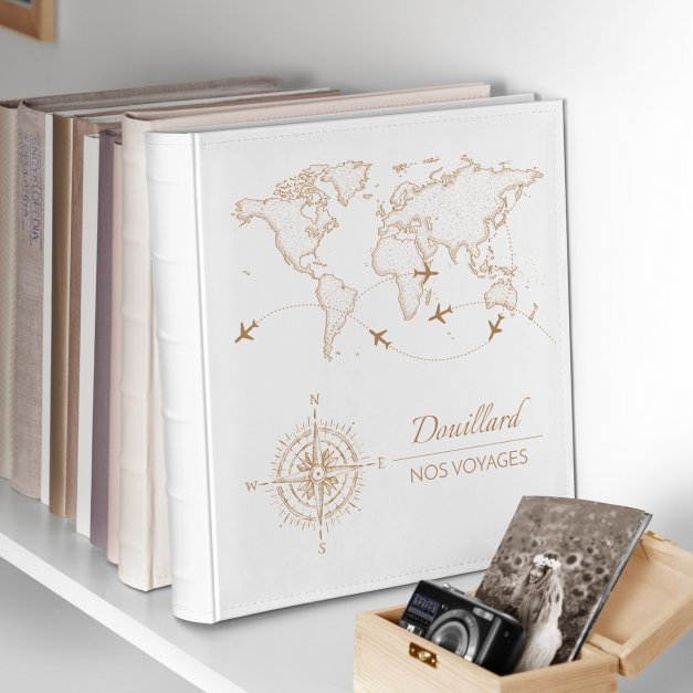 Album photo grand format avec personnalisation pour une crémaillère
