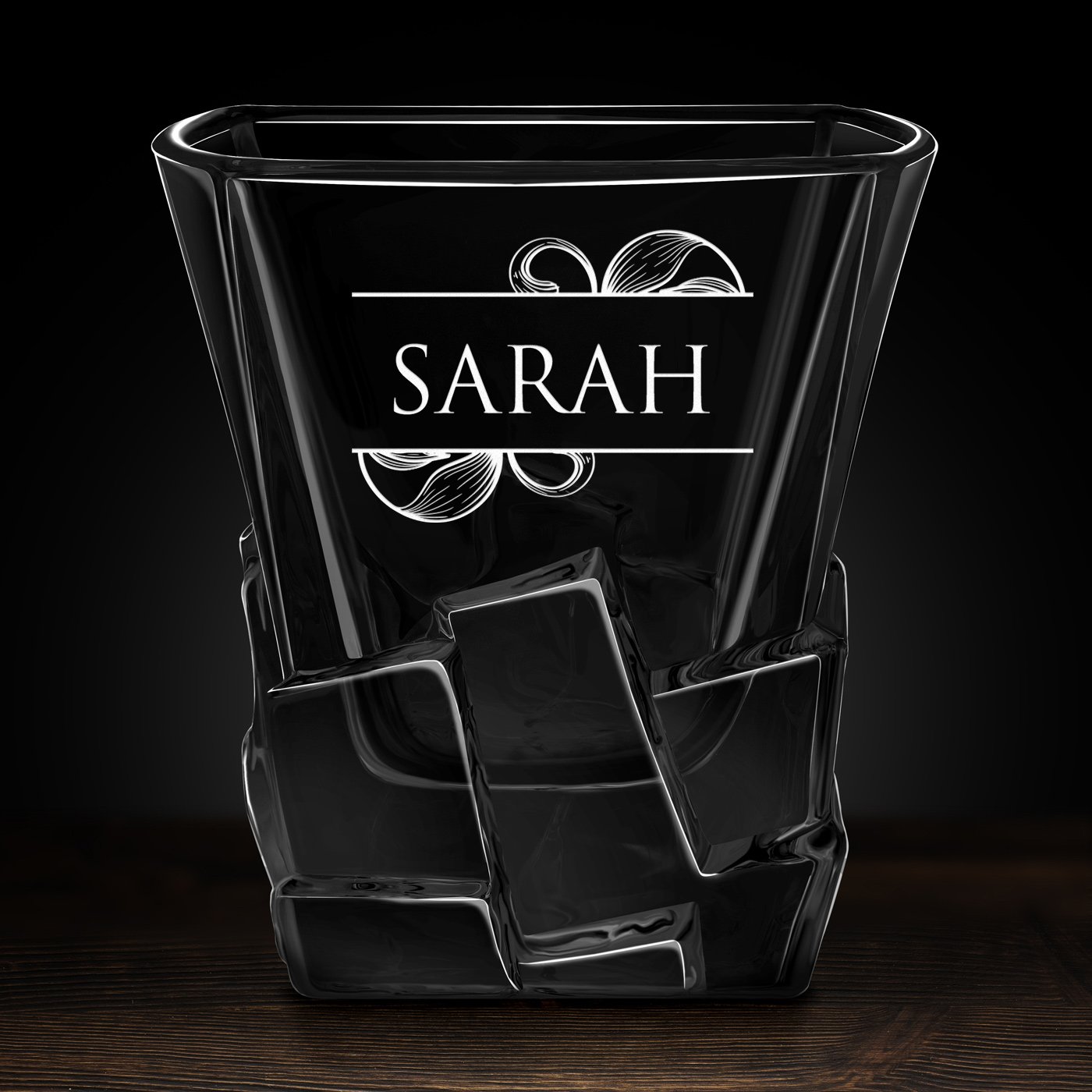 6 verres à whisky Ice Blink pour femme avec prénom gravé