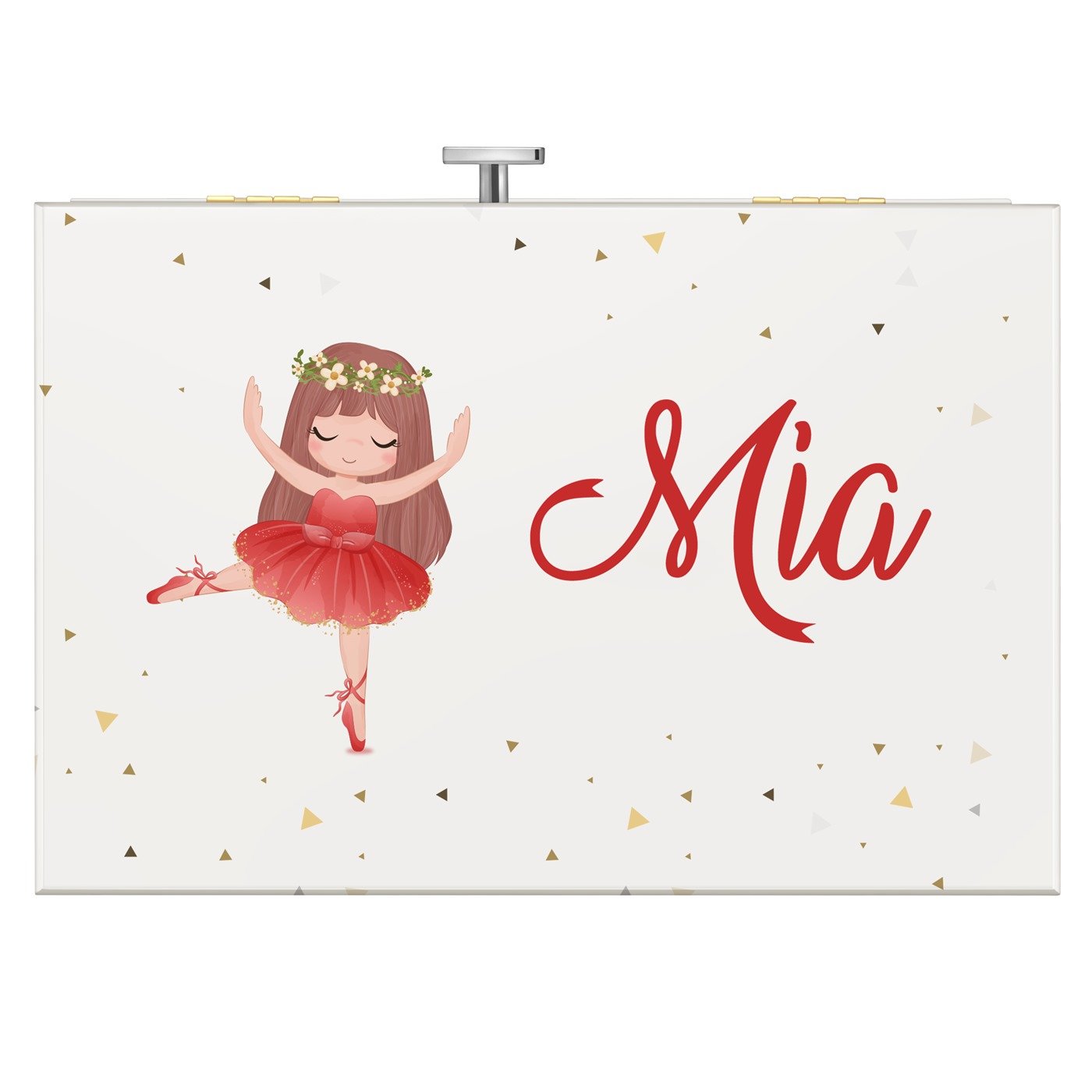 Boîte à musique avec un tiroir personnalisée pour une petite fille pour son anniversaire