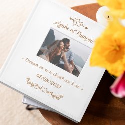 Album photo à pochettes avec impression pour elle femme anniversaire