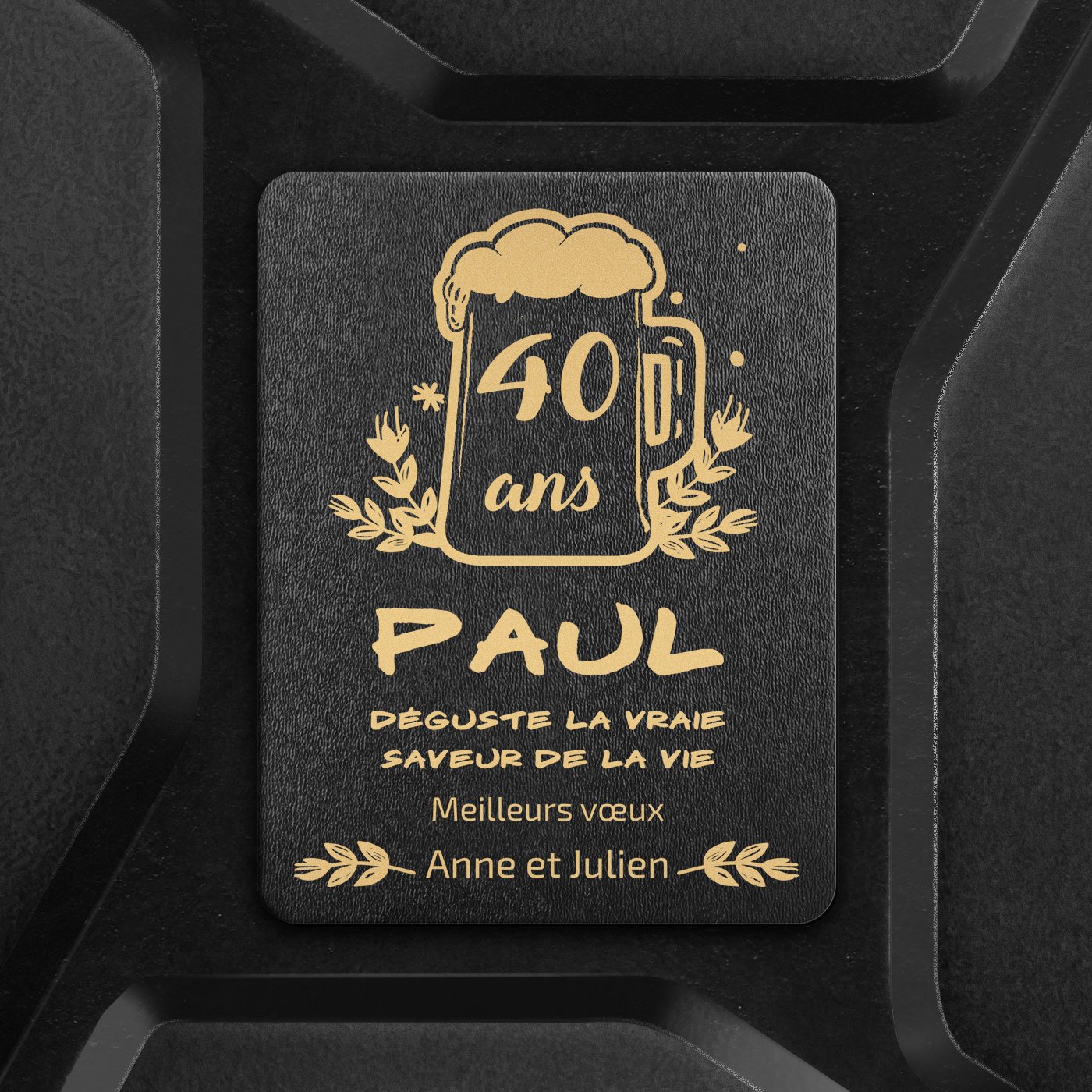 Jerrycan Minibar avec gravure pour homme ami copain