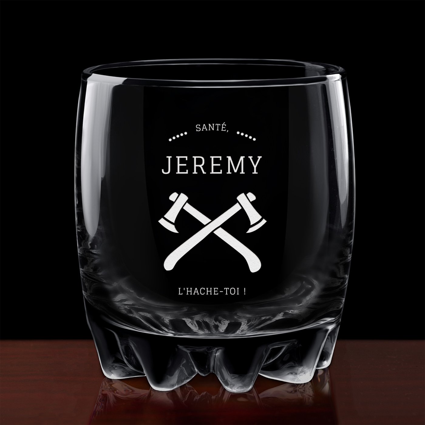 6 verres Sylvana avec gravure pour anniversaire homme