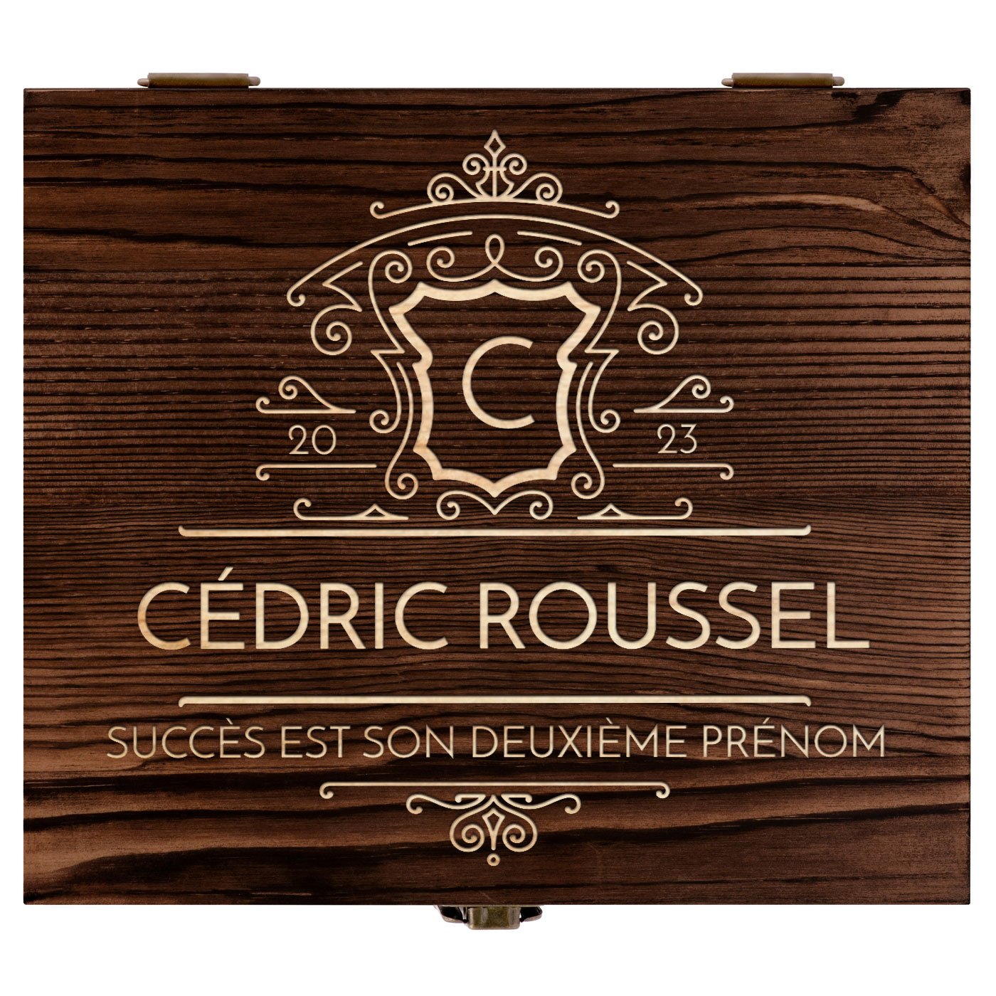 Ensemble de pierres à whisky avec 2 verres dans une boîte personnalisée pour un ami pour une promotion de travail