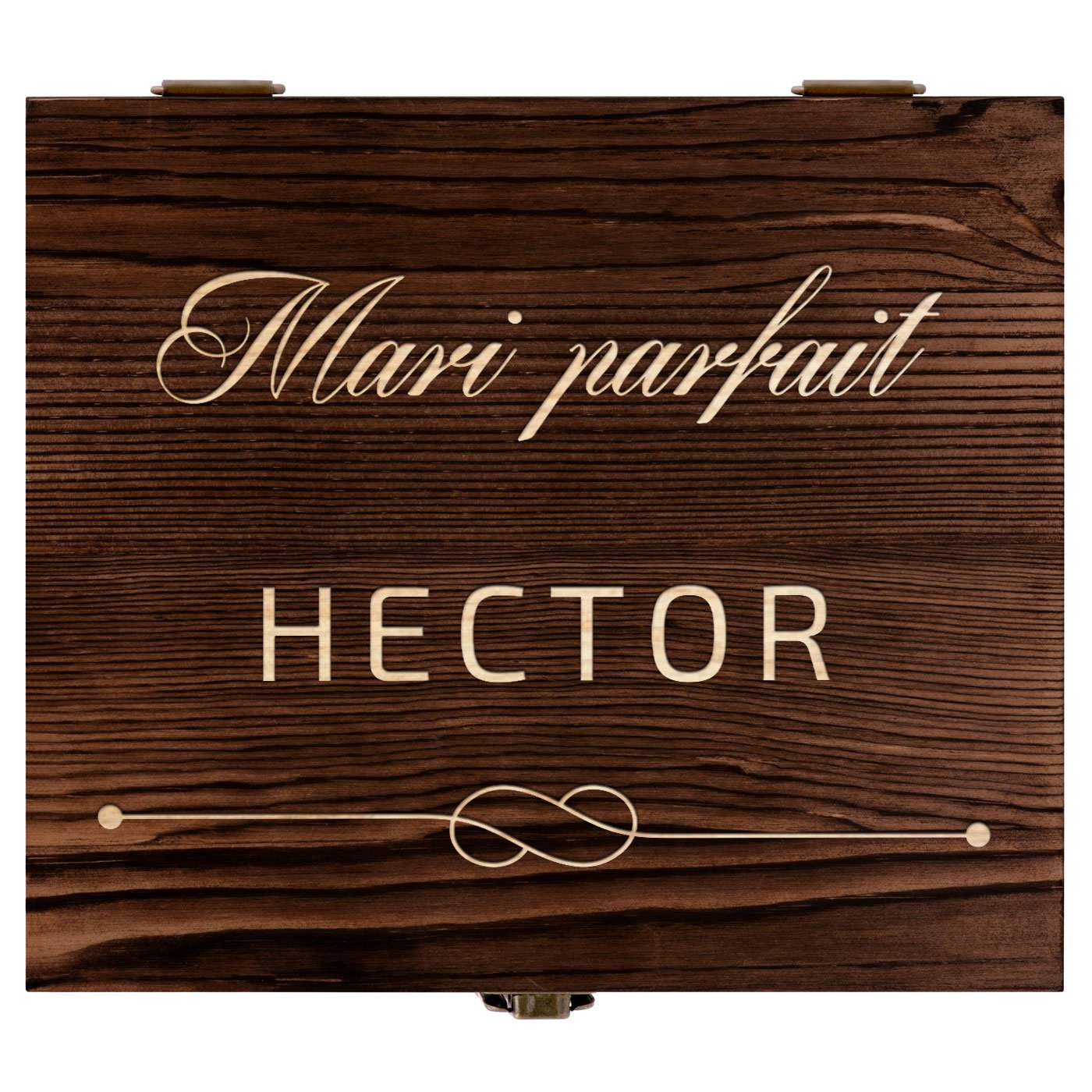 Ensemble de pierres à whisky avec 2 verres dans une boîte avec gravure pour un mari pour la Saint-Valentin