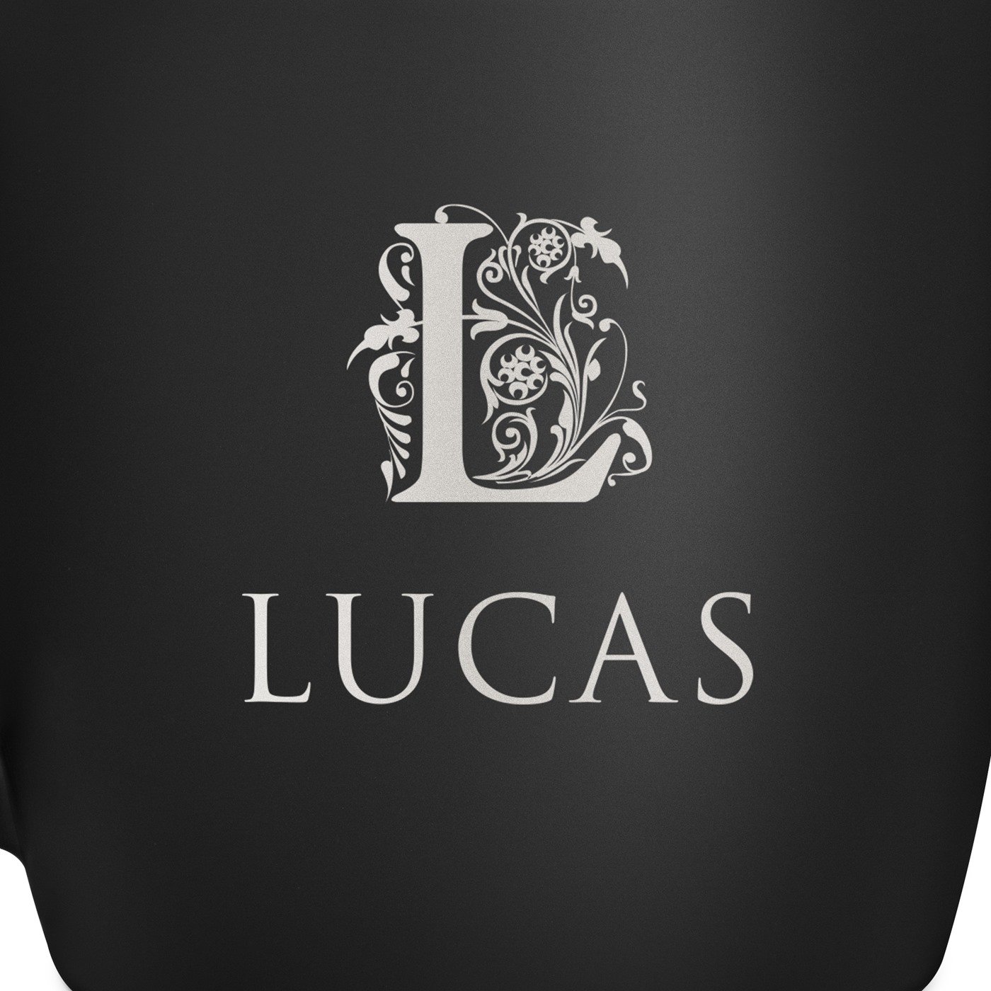 Tasse noire en céramique avec gravure pour lui homme anniversaire