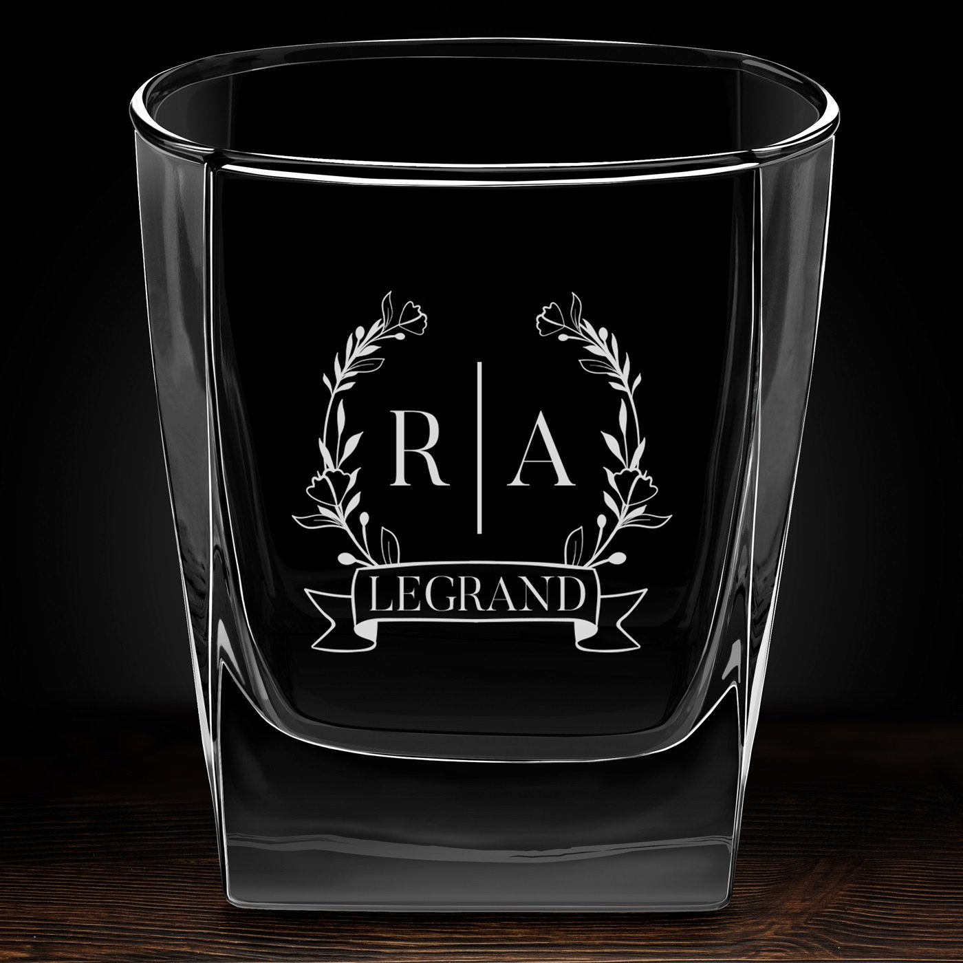 Verre à whisky avec gravure pour couple pour mariage ou pour une crémaillère