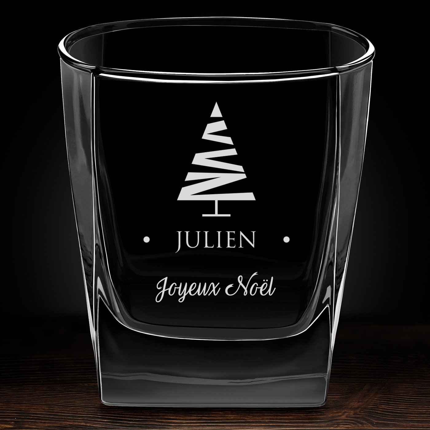 Verre à whisky avec gravure pour meilleure amie pour Noël
