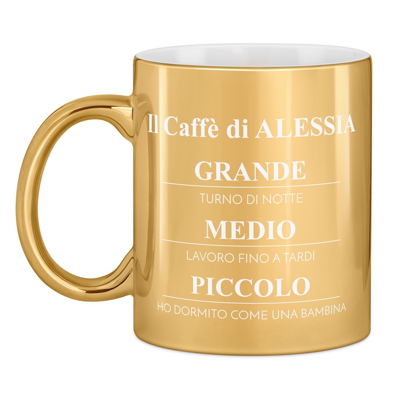 Tasse dorée en céramique avec personnalisation pour elle docteur médecin anniversaire