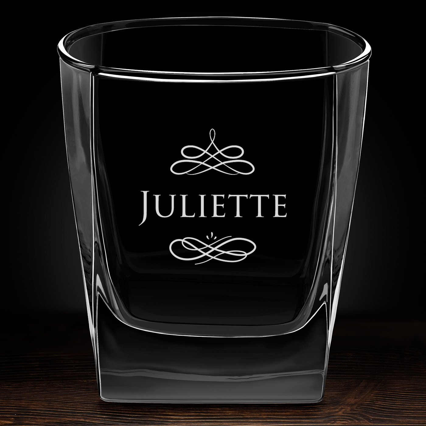 Verre à whisky avec gravure pour anniversaire homme avec un prénom
