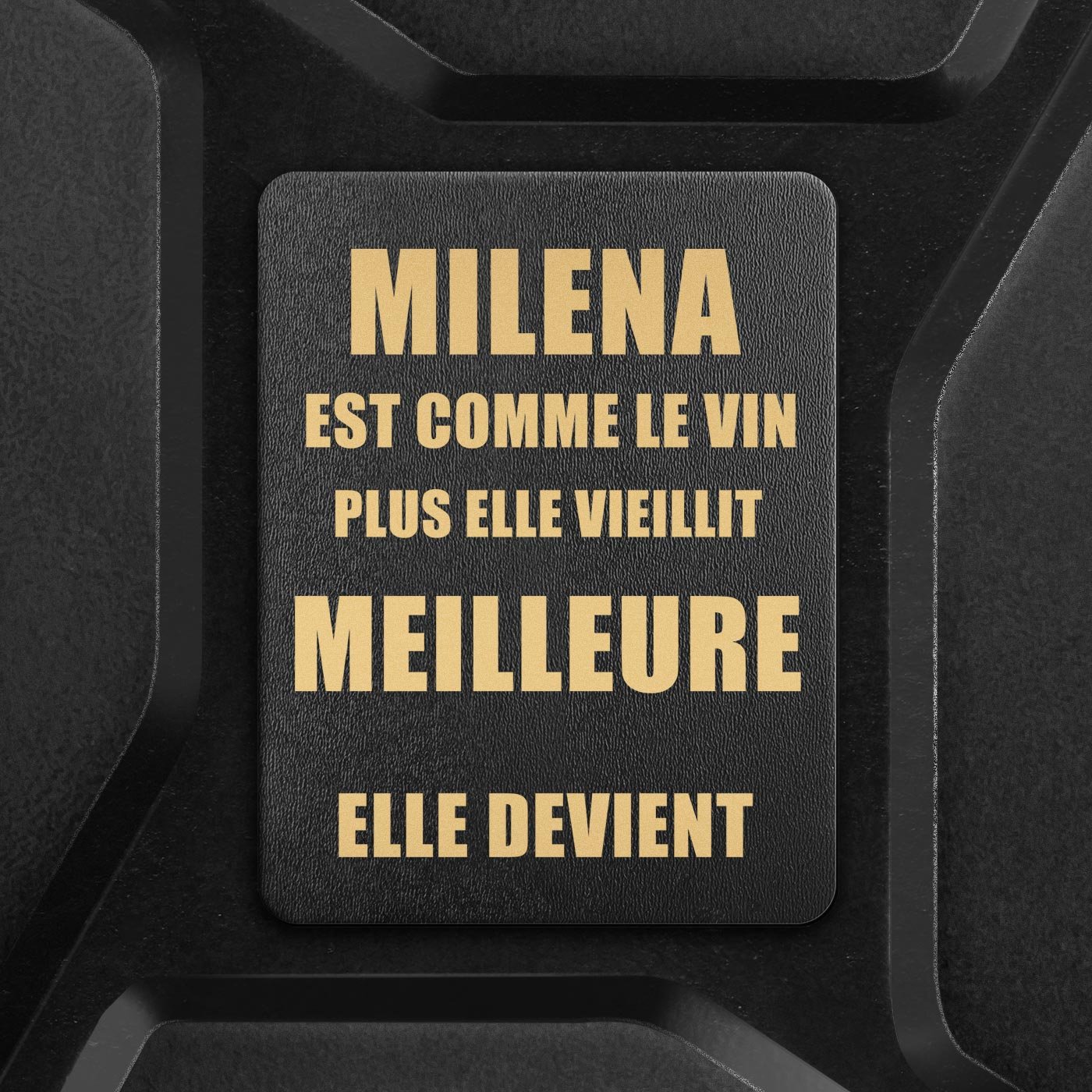 Jerrycan Minibar avec gravure pour épouse