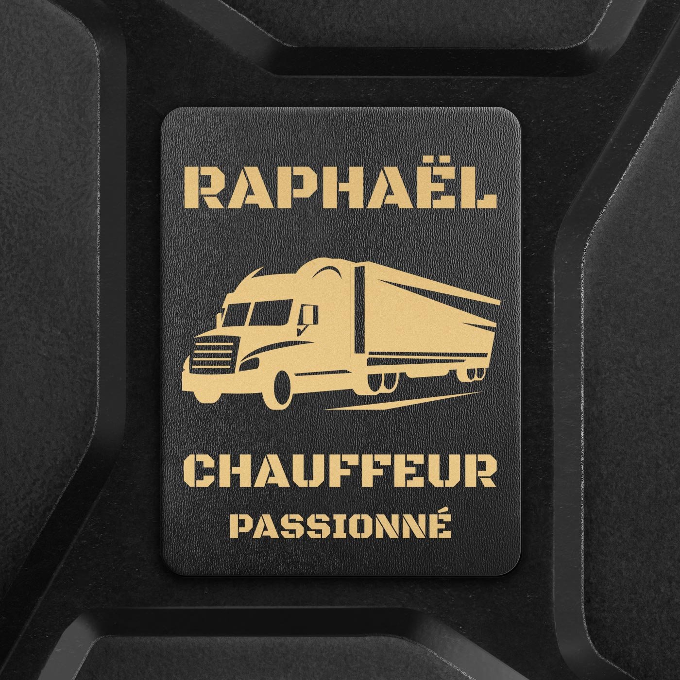 Jerrycan Minibar avec gravure pour conducteur de camion