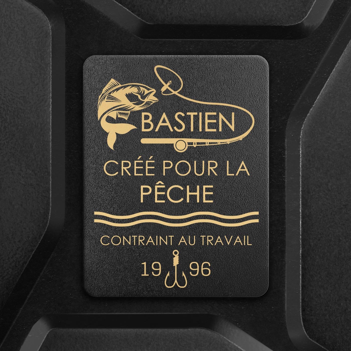 Jerrycan Minibar avec gravure pour cousin pêcheur