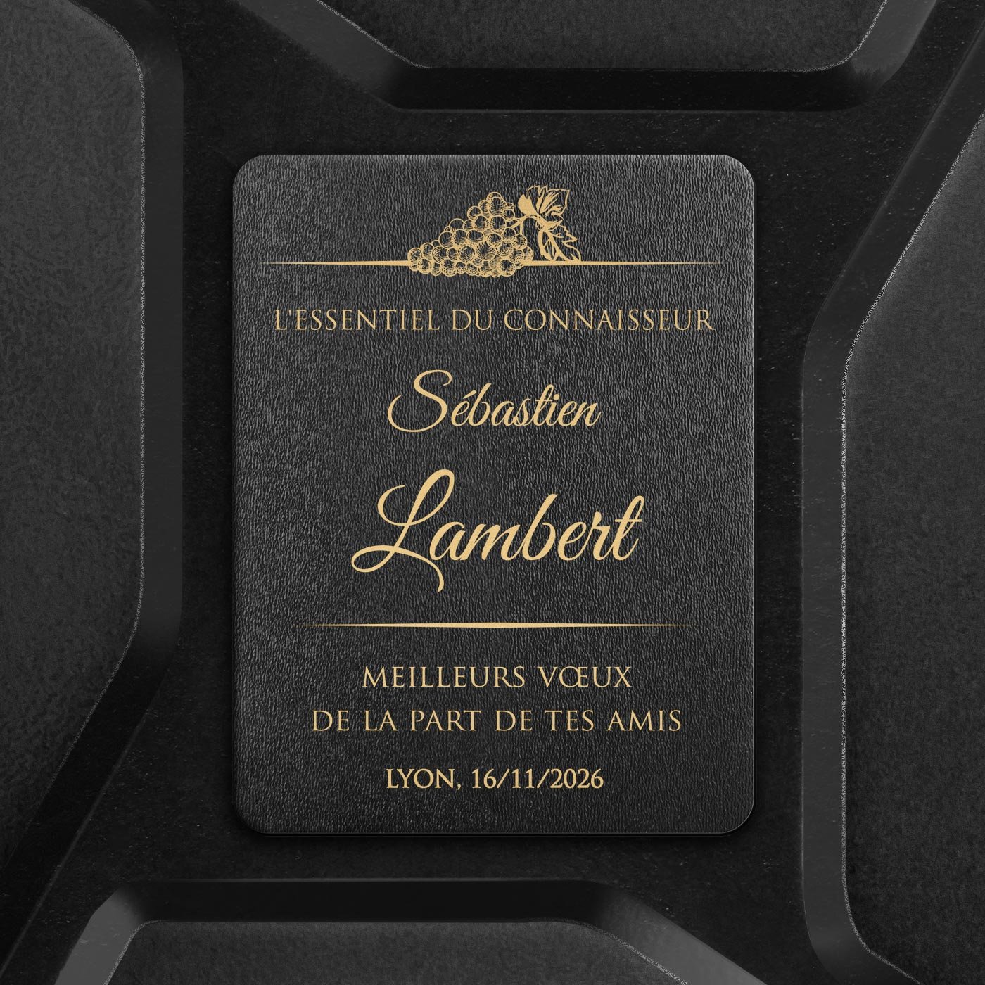 Jerrycan Minibar avec gravure pour ami
