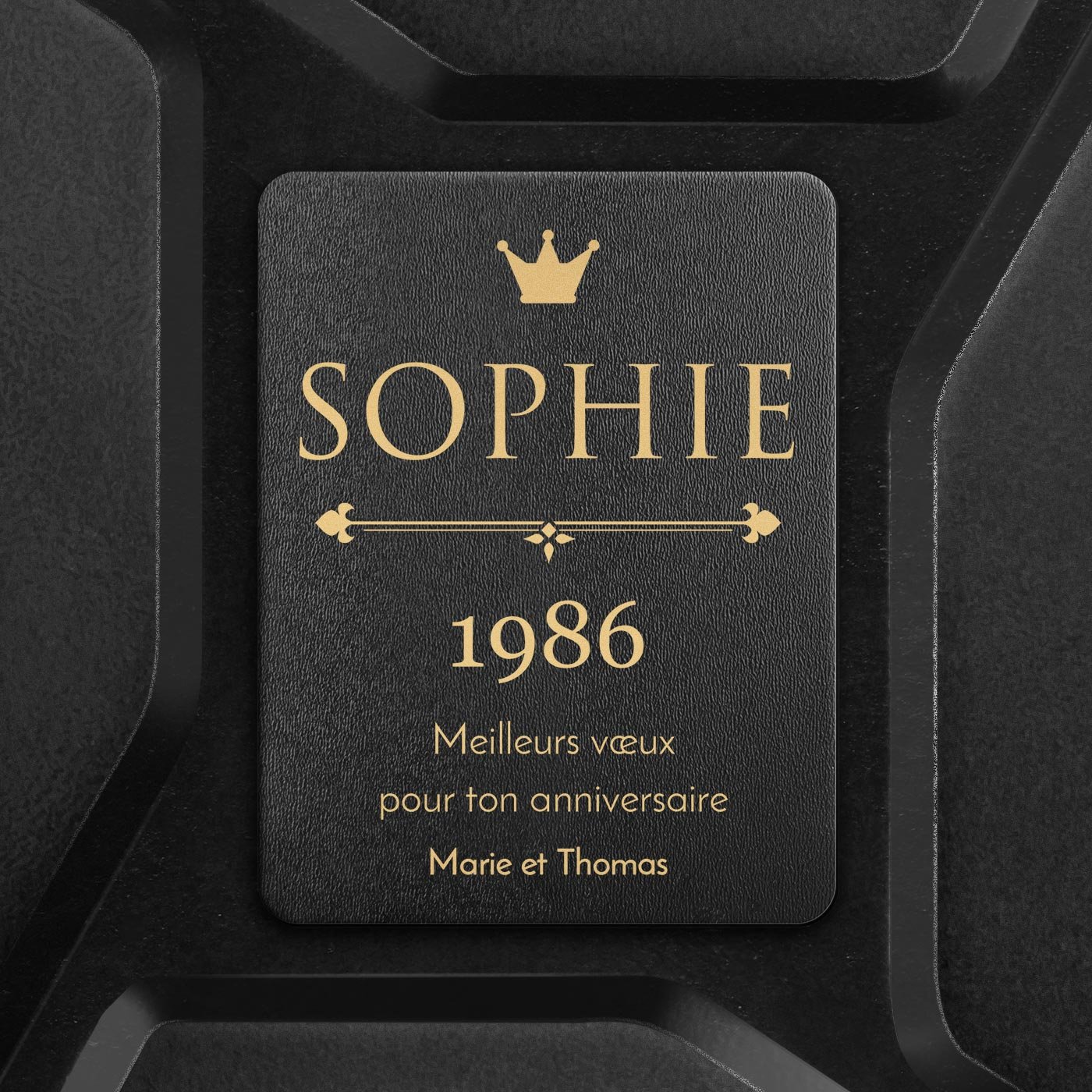 Jerrycan Minibar avec gravure pour amie pour anniversaire