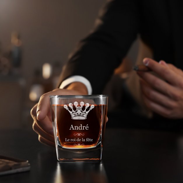 6 verres à whisky avec gravure pour l'anniversaire d'un copain