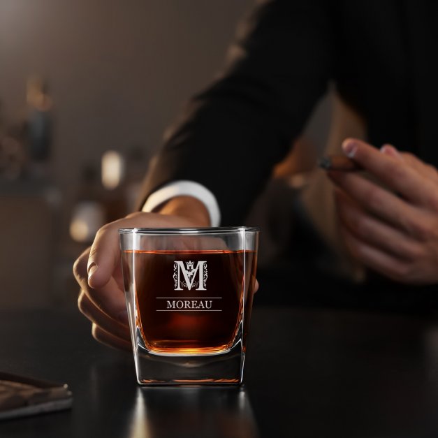 Verre à whisky avec gravure pour amateur de whisky