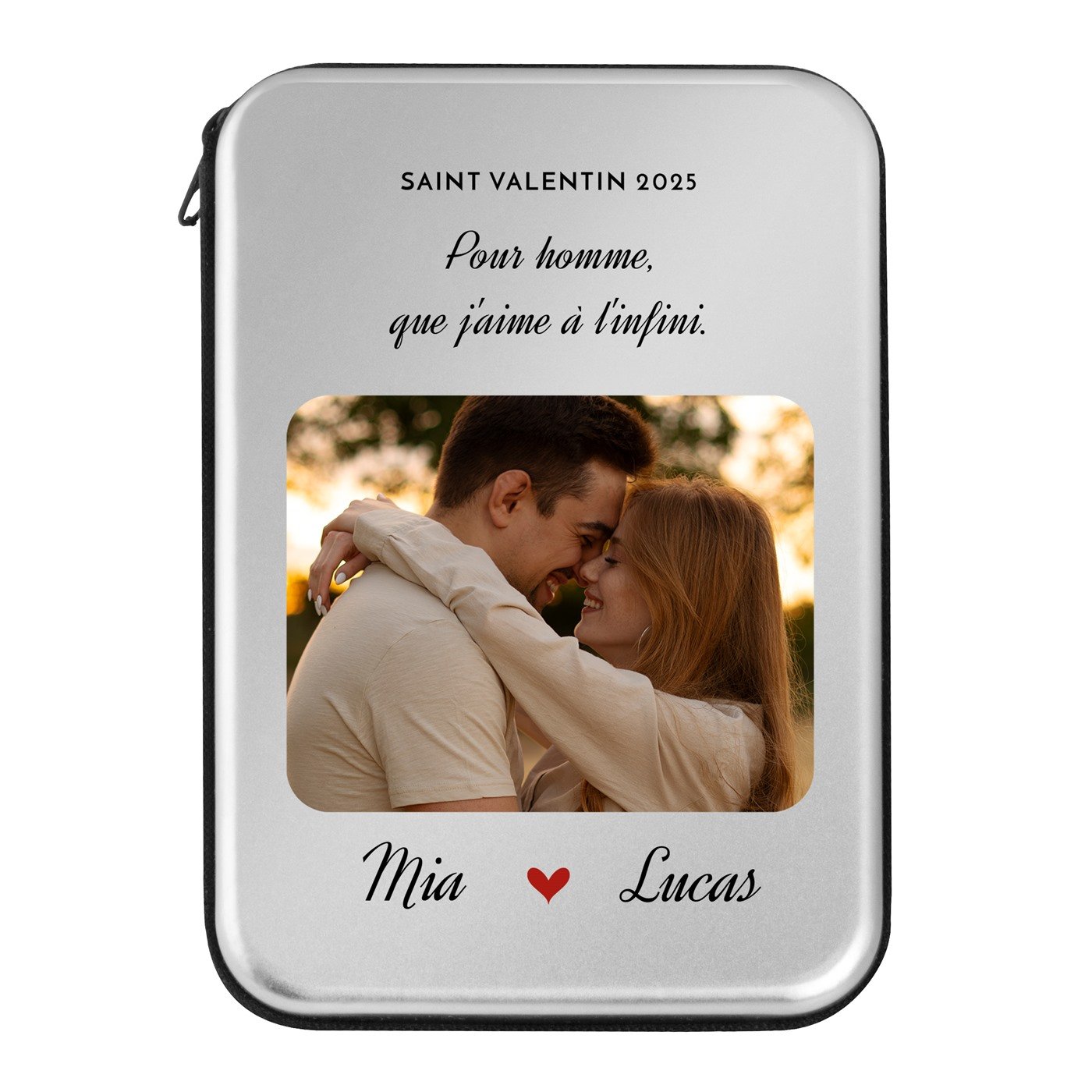Boîte à outils personnalisée avec photo pour mari ami copain pour la St Valentin