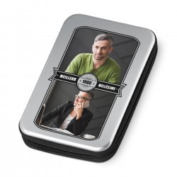 Boîte à outils personnalisée avec photo pour lui gentleman