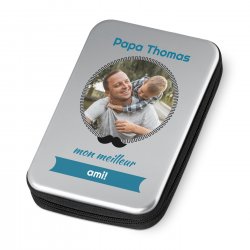 Boîte à outils personnalisée avec photo pour papa