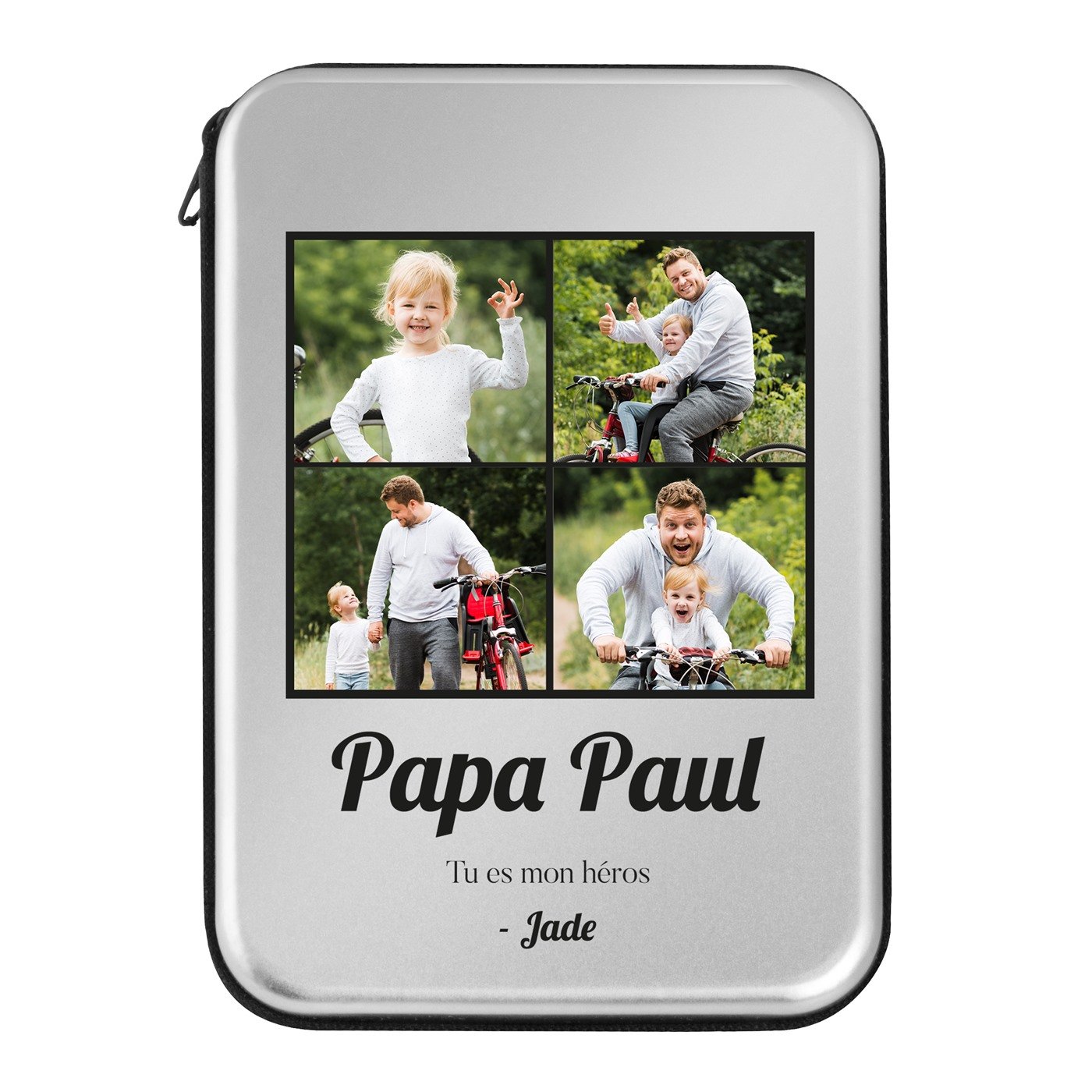 Boîte à outils personnalisée avec photo pour le meilleur papa