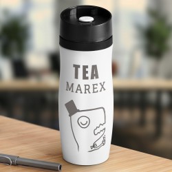 Mug Isotherme blanc avec gravure avec fermeture Quick-press pour l'anniversaire d'un fils