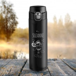 Mug isotherme avec gravure pour l'anniversaire d'une petite fille