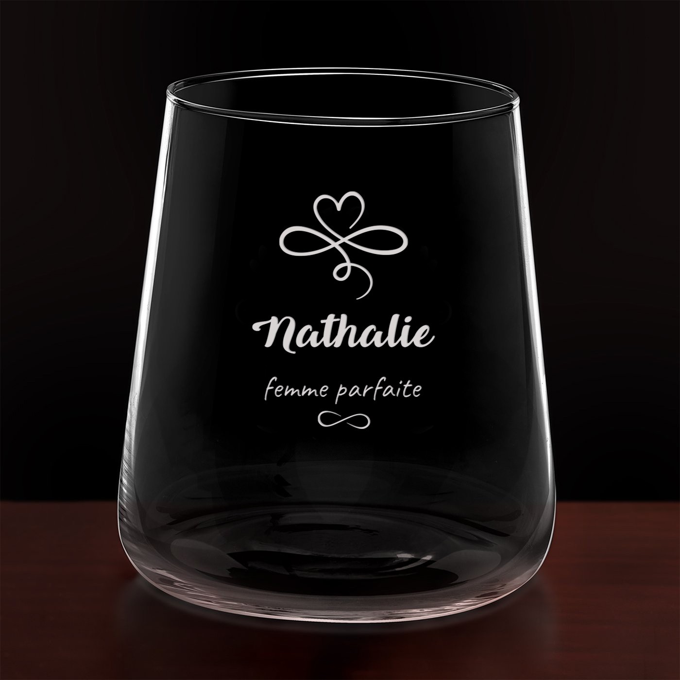 Set de 6 verres avec gravure pour une femme pour la Saint-Valentin