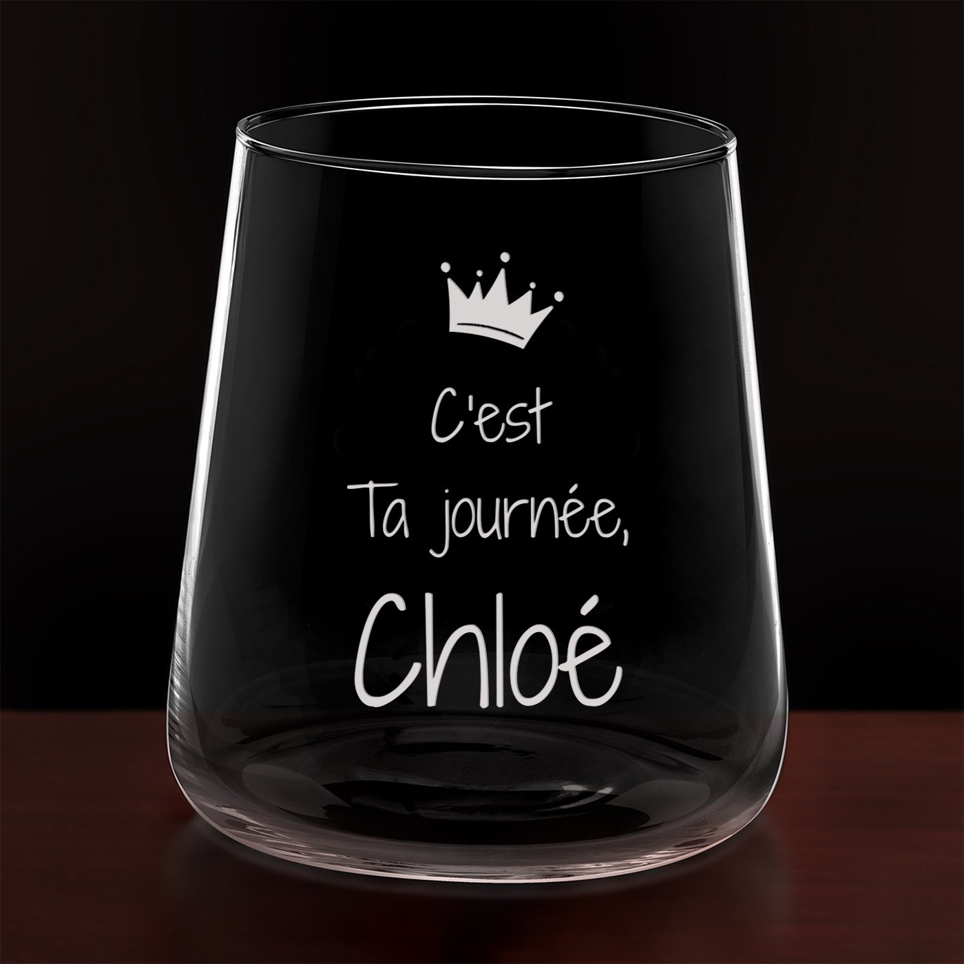 Set de 6 verres personnalisés pour une copine pour l'enterrement de vie de jeune fille