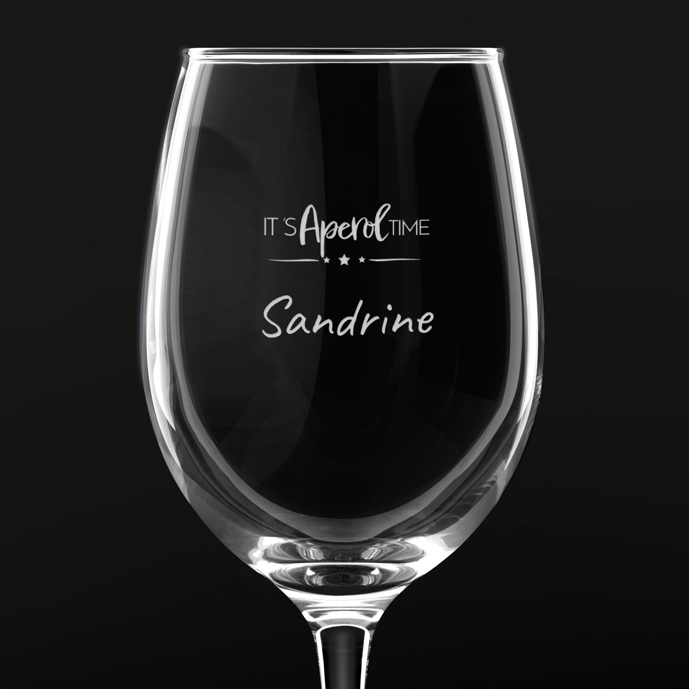 Verre Aperol Spritz avec gravure pour elle  pour anniversaire