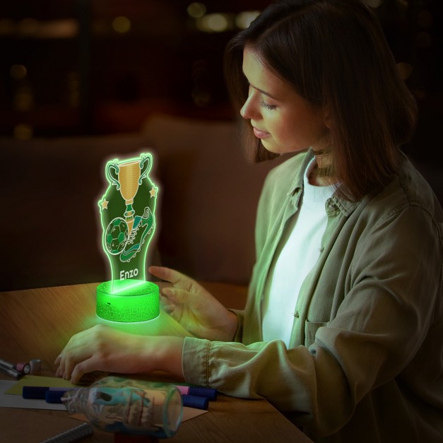 Lampe LED 3D avec impression coupe du monde