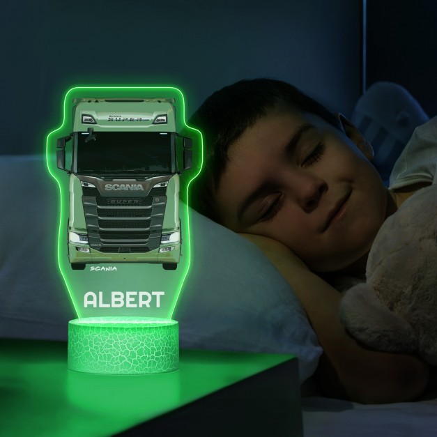 Lampe LED 3D avec impression camion SCANIA