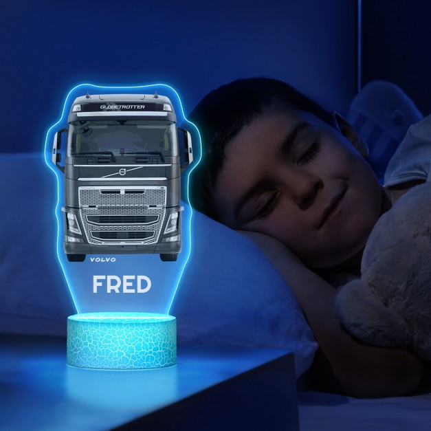 Lampe LED 3D avec impression camion Volvo