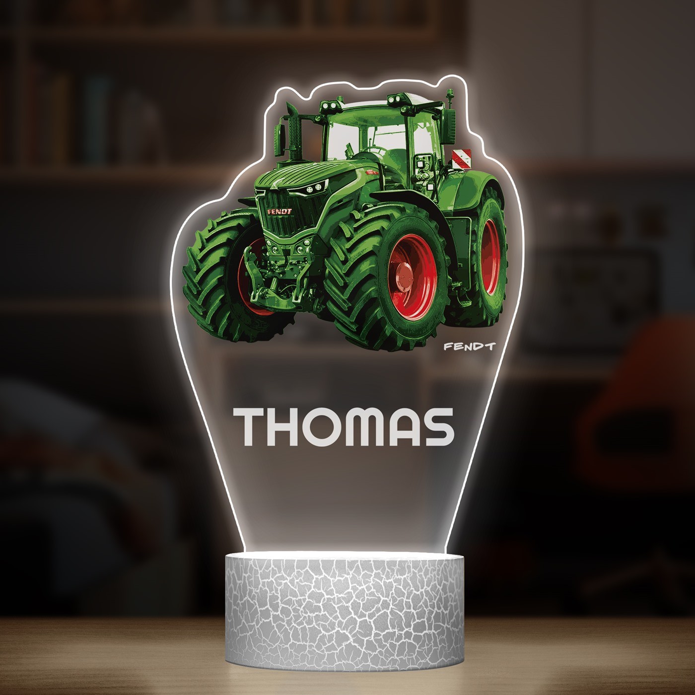 Lampe LED 3D avec impression pour un fermier