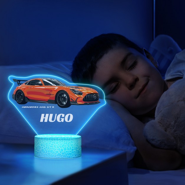 Lampe LED 3D avec impression Mercedes  