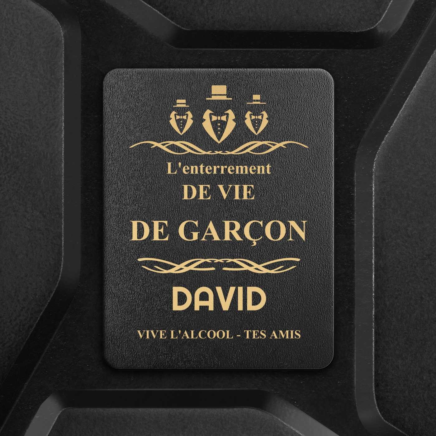 Jerrycan Minibar avec gravure EVG
