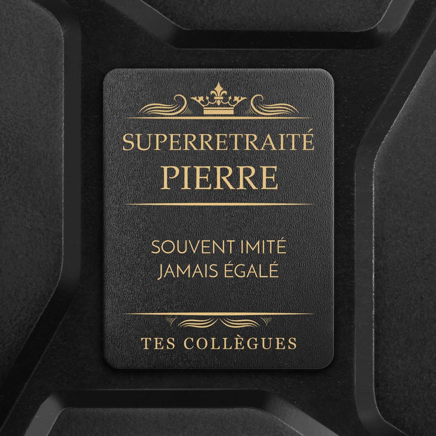 Jerrycan Minibar avec gravure pour retraité