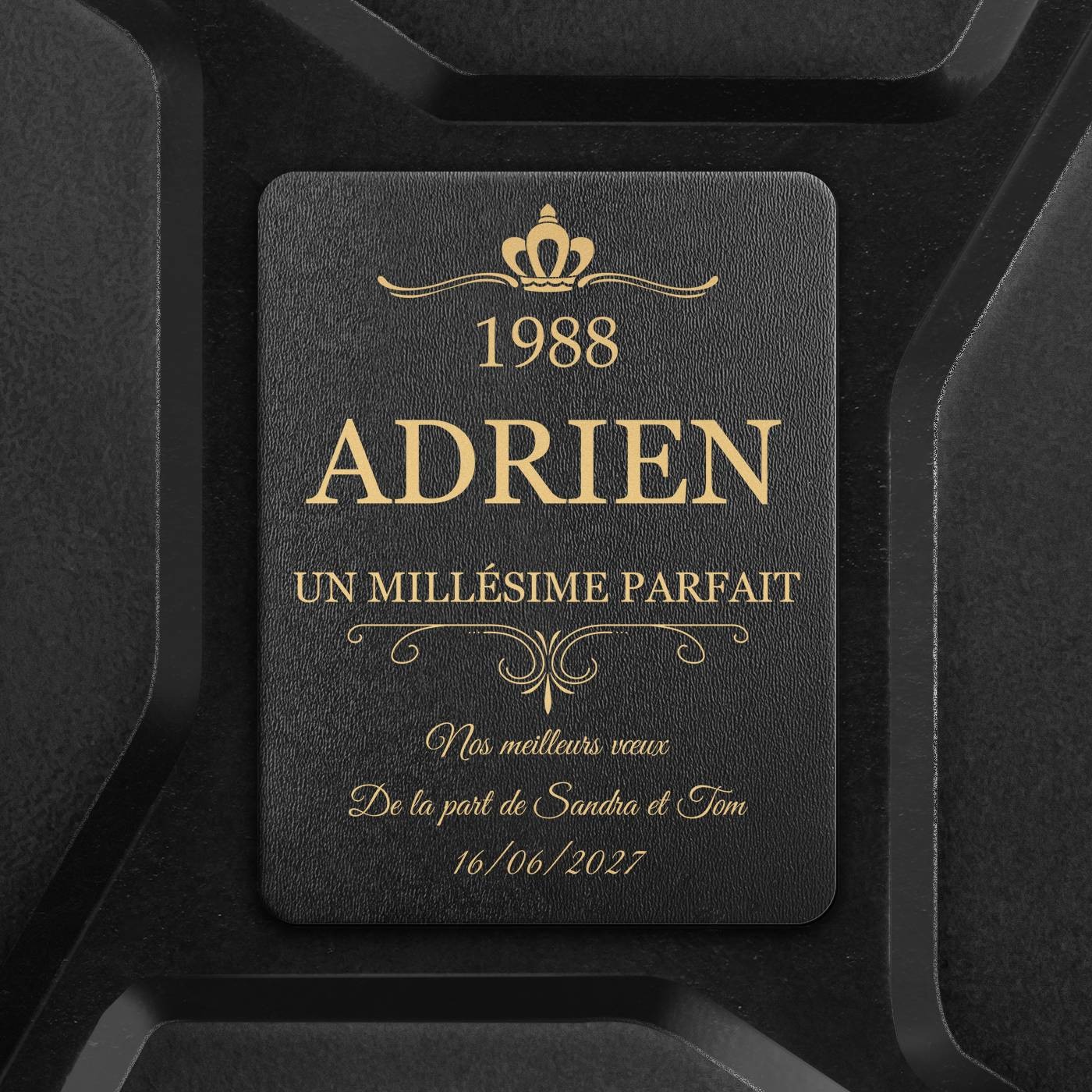 Jerrycan Mini Bar avec accessoires et gravure pour homme