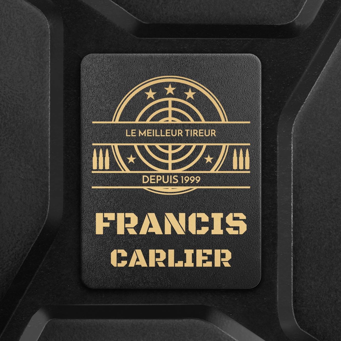 Jerrycan Mini Bar avec accessoires et gravure pour soldat policier