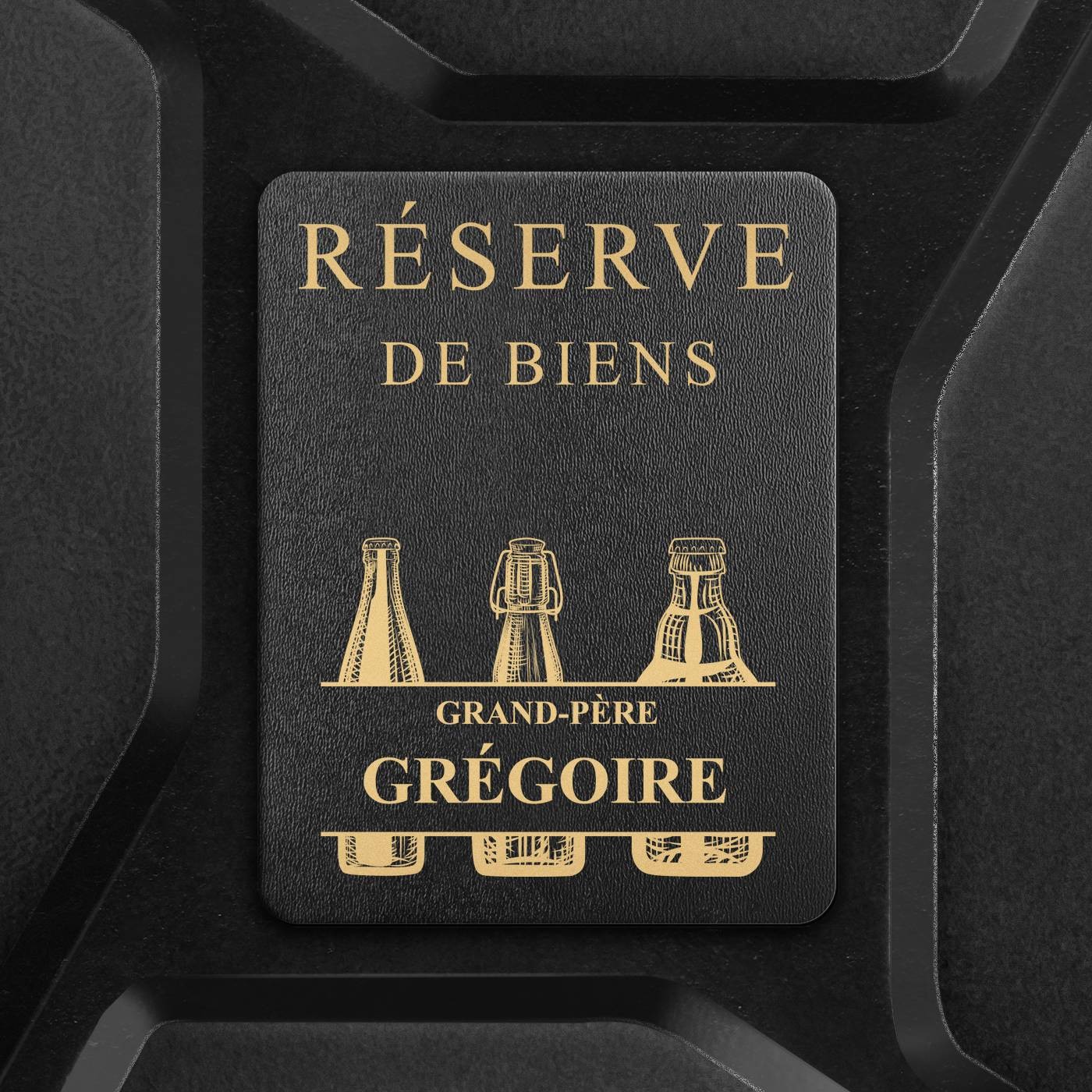 Jerrycan Mini Bar avec accessoires et gravure pour grand-père