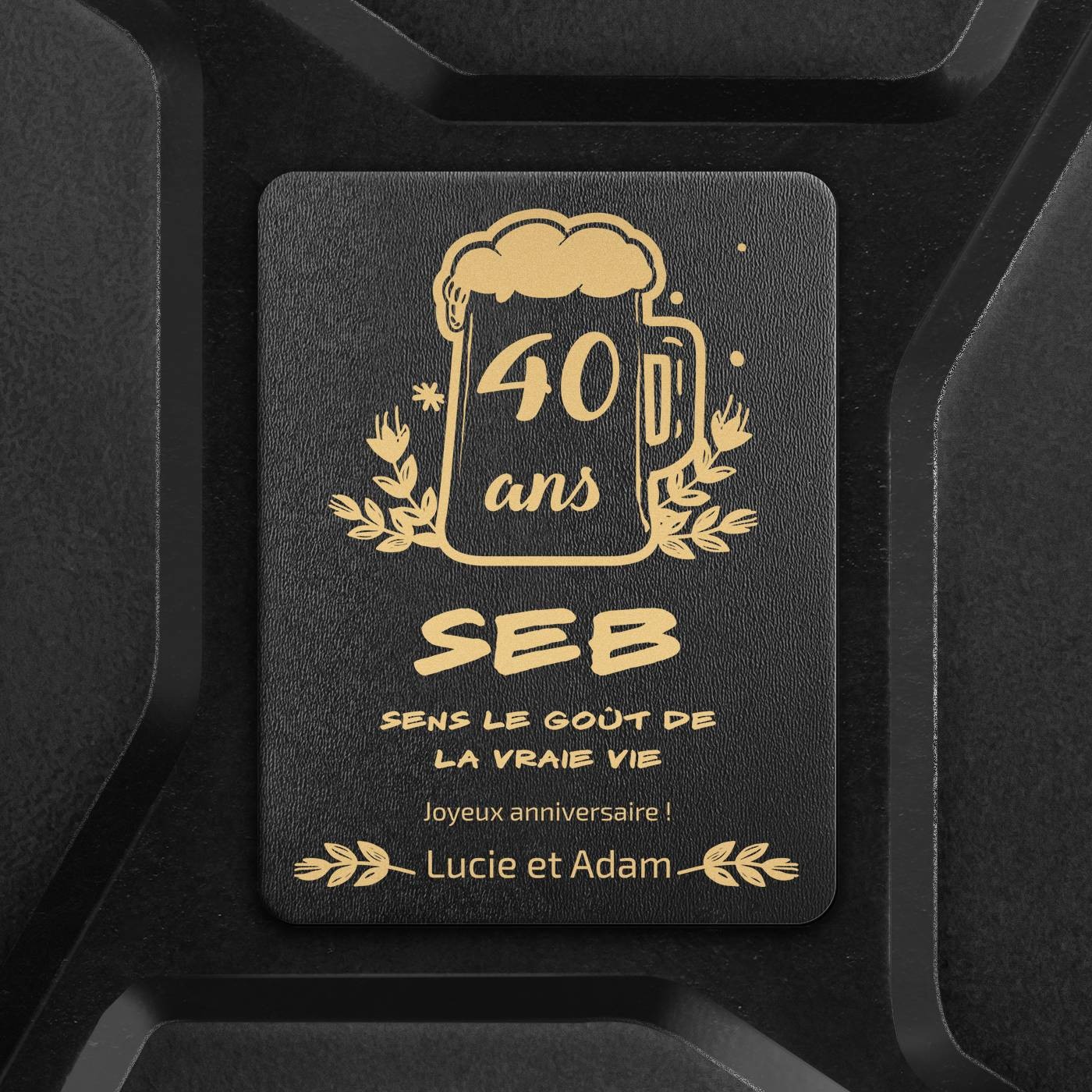Jerrycan Mini Bar avec accessoires et gravure pour homme ami copain