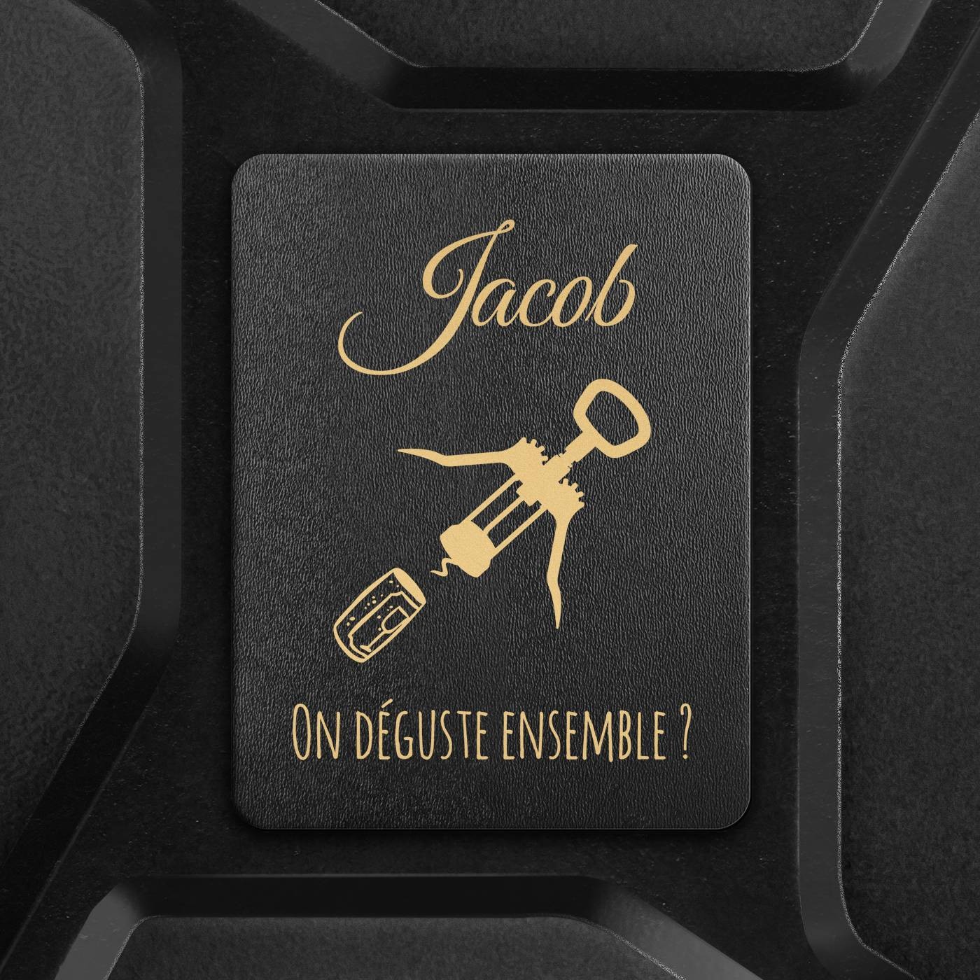Jerrycan Mini Bar avec accessoires et gravure pour passionné de vin