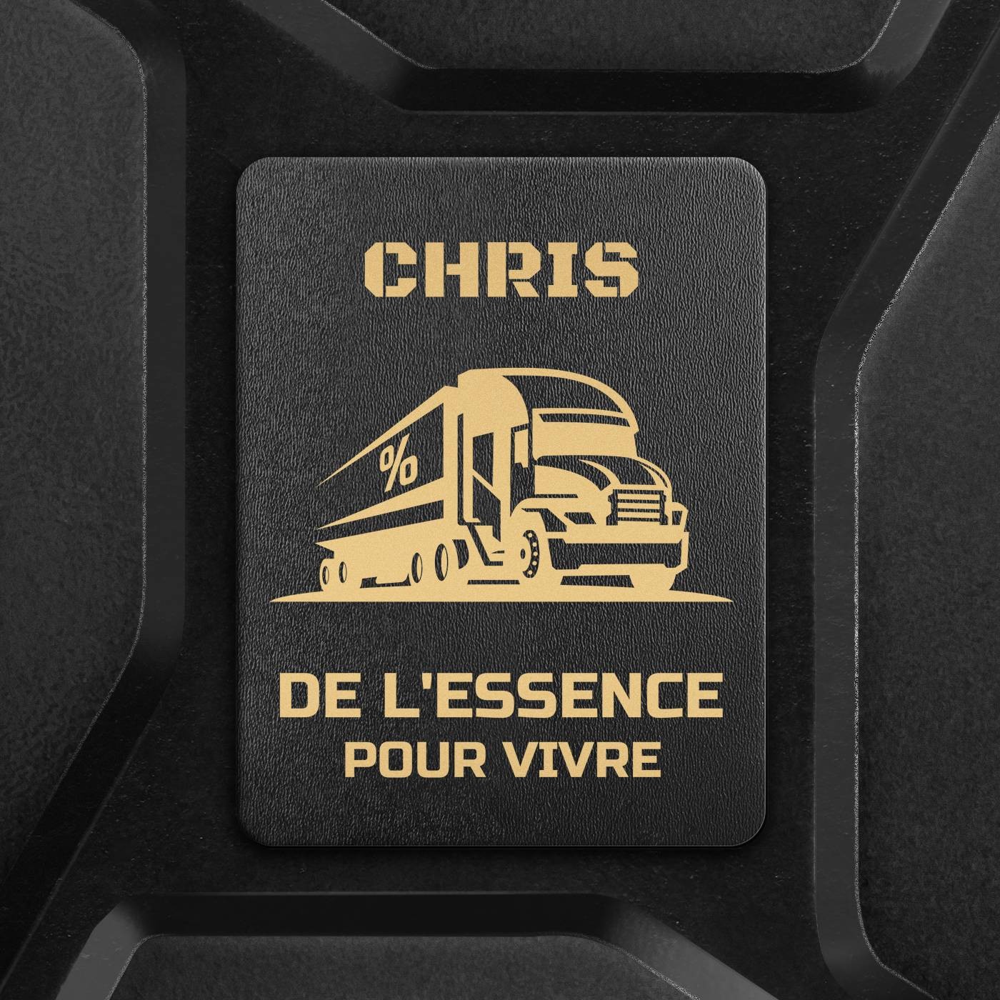 Jerrycan Mini Bar avec accessoires et gravure pour conducteur de bus