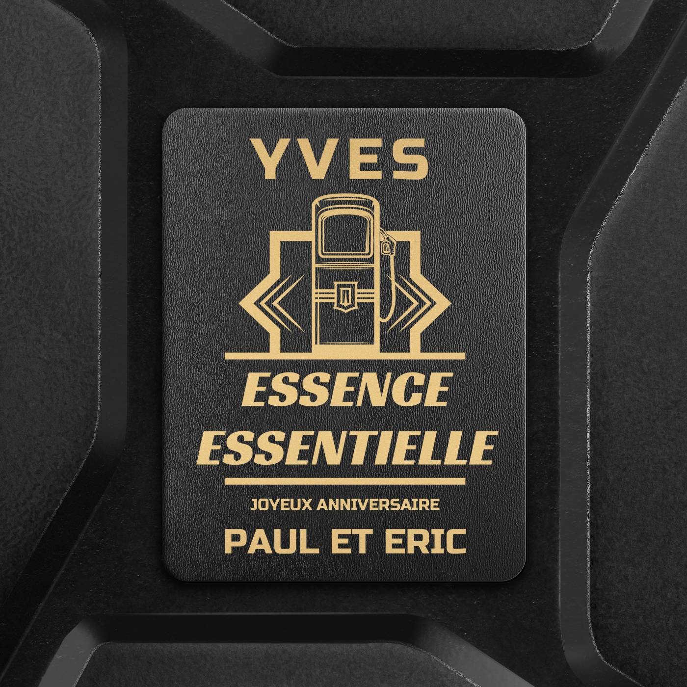 Jerrycan Mini Bar avec accessoires et gravure pour 40e anniversaire