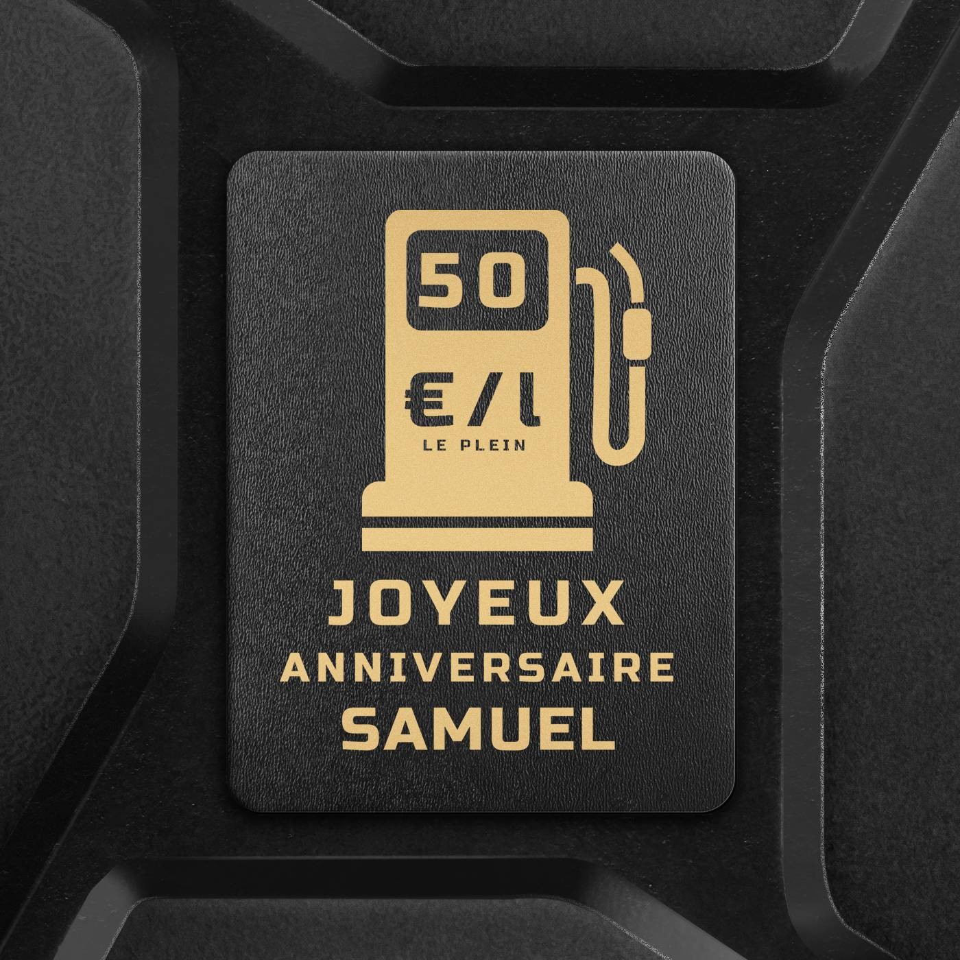 Jerrycan Mini Bar avec accessoires et gravure pour ses 50 ans