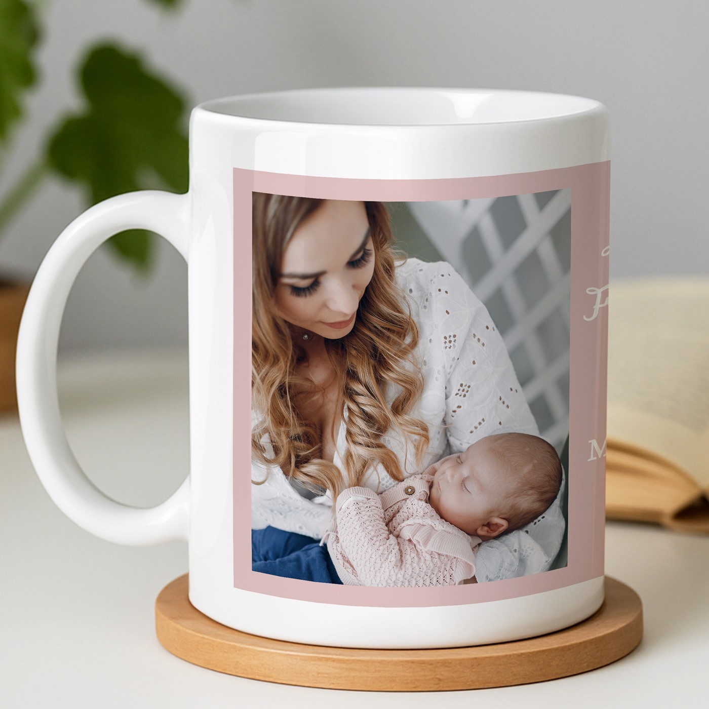 Mug blanc en céramique avec photo pour maman premiere fete des meres