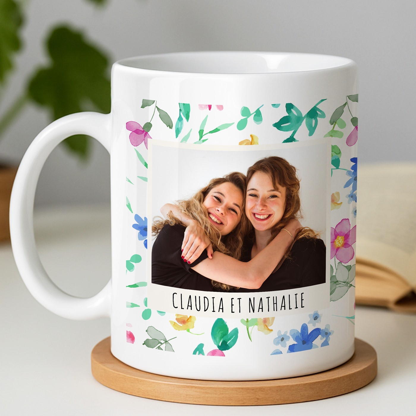 Mug blanc en céramique avec impression pour elle femme meilleure amie