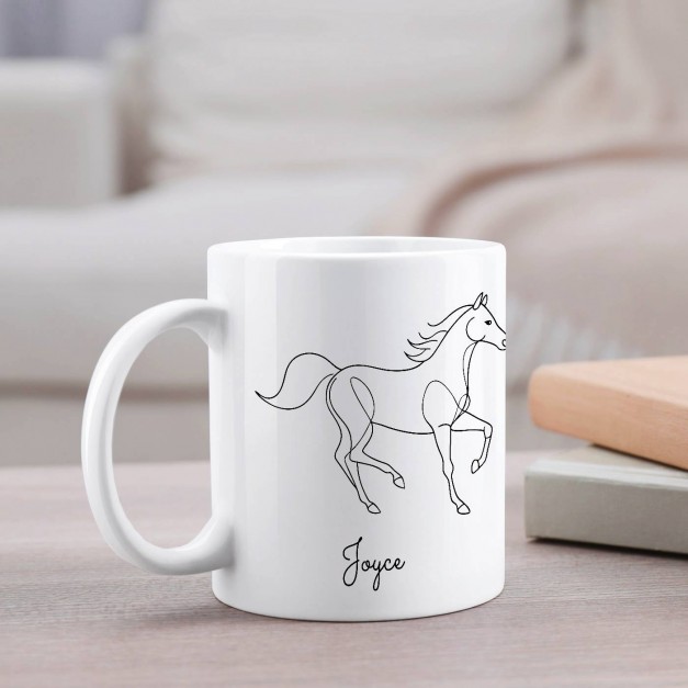 Mug blanc en céramique avec impression pour femme anniversaire
