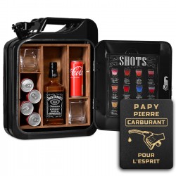 Jerrycan Minibar avec gravure pour cher papy