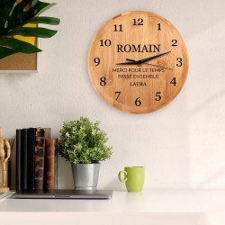 Horloge murale personnalisée pour mari partenaire